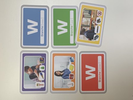 Kaartspel branche- ori&euml;ntatie 1 - De 6 branches 